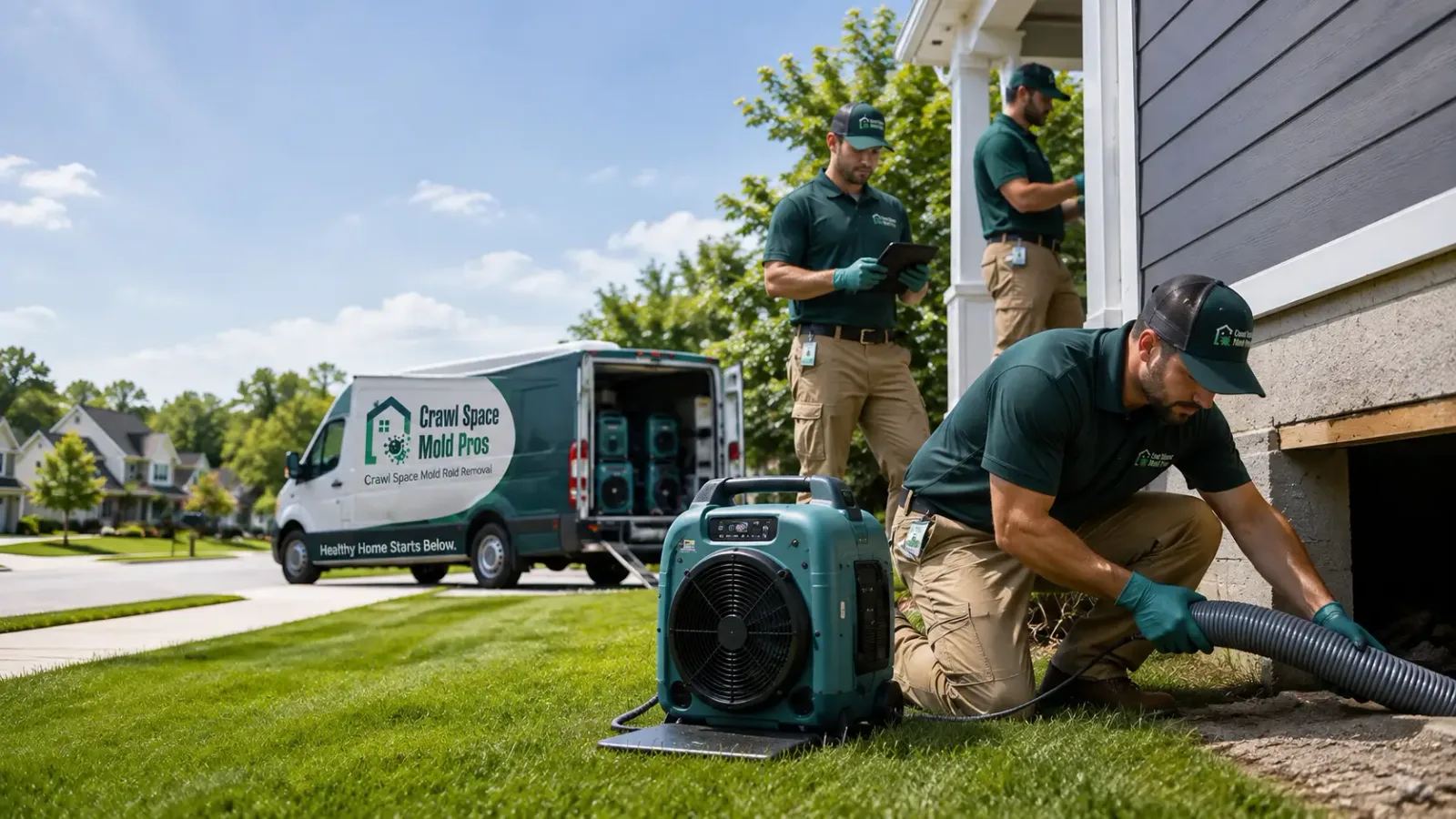 Crawl Space Mold Removal in Warrensburg, IL